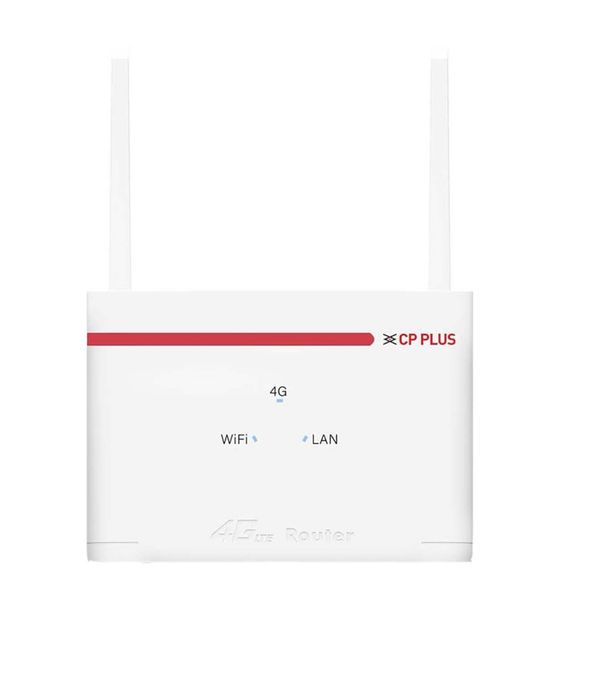 CP PLUS CP Plus 4G SIM Card Wi-Fi Router with High Speed 4G Internet & Wider Wi-Fi Coverage |Support External Antenna | Support Reset, WPS Button - CP-XR-DE21-S