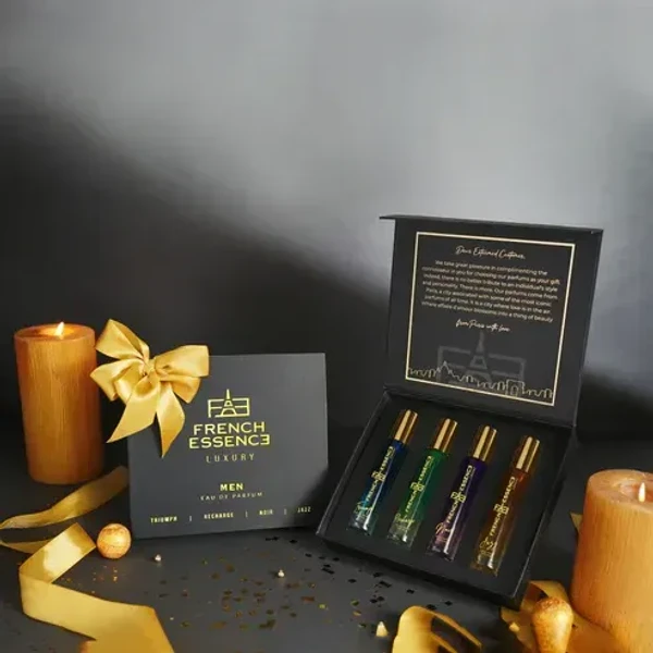 Luxury Perfume Gift Set For Men - 4 x 15mls - 15ml X 4