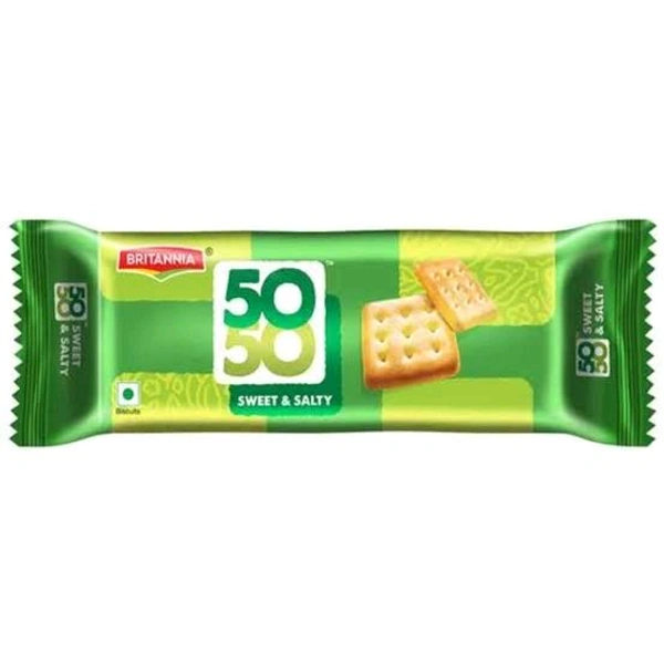 Britannia 50-50 Biscuit 62.8 Gm