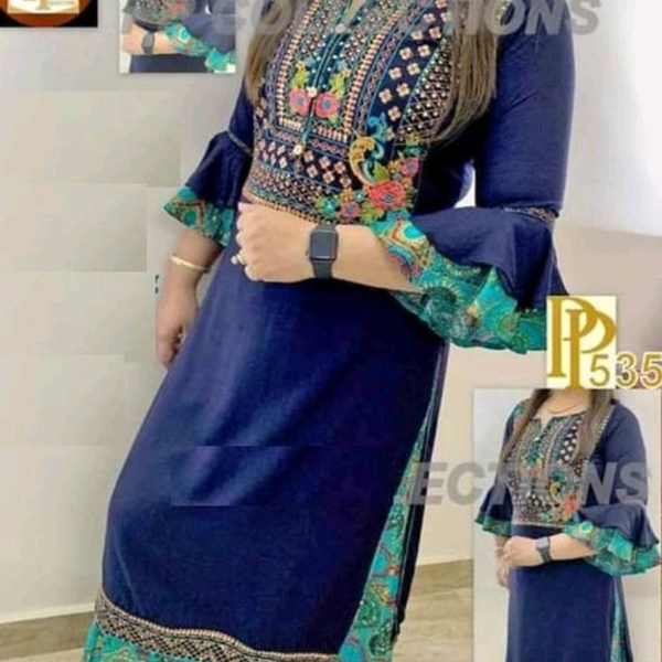 Kurta With Plazoo - L