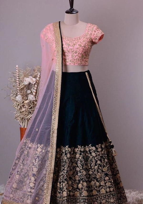Indian party wear lehnga - Unstitched