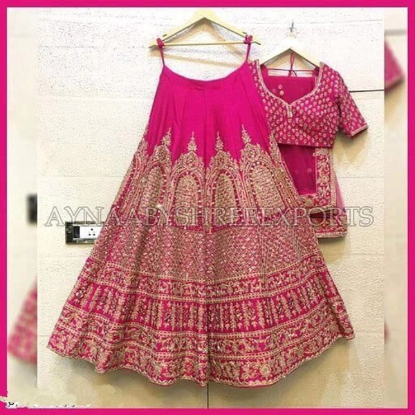 Embroidery Lehnga - Unstitched 