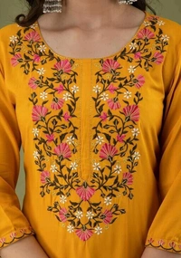 Embroidery Kurta Set - M