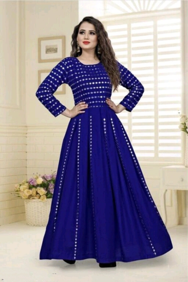 Gown - Blue, XL