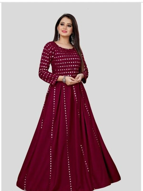  Gown - Maroon, L