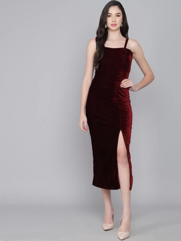 Western Velvet Dress - S