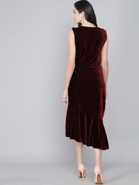 Western Velvet Dress - M