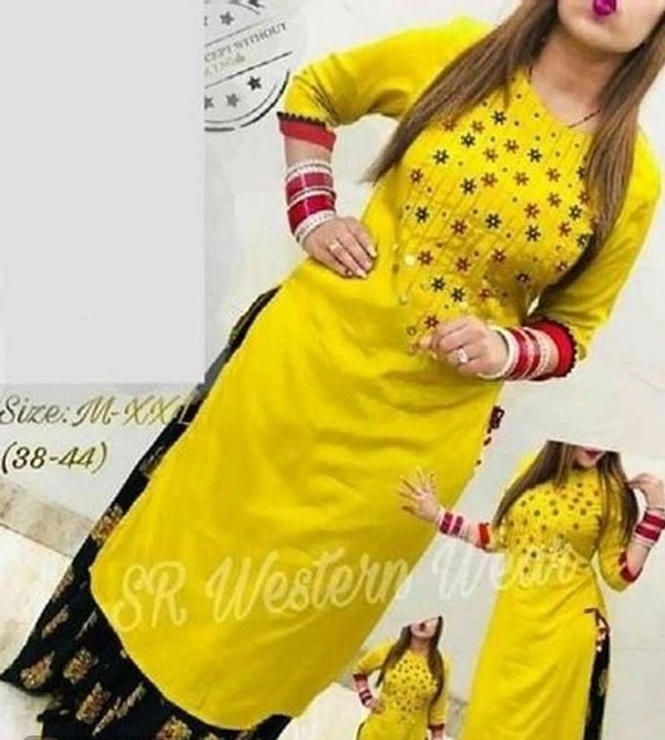 Kurta With Skirt  - XL