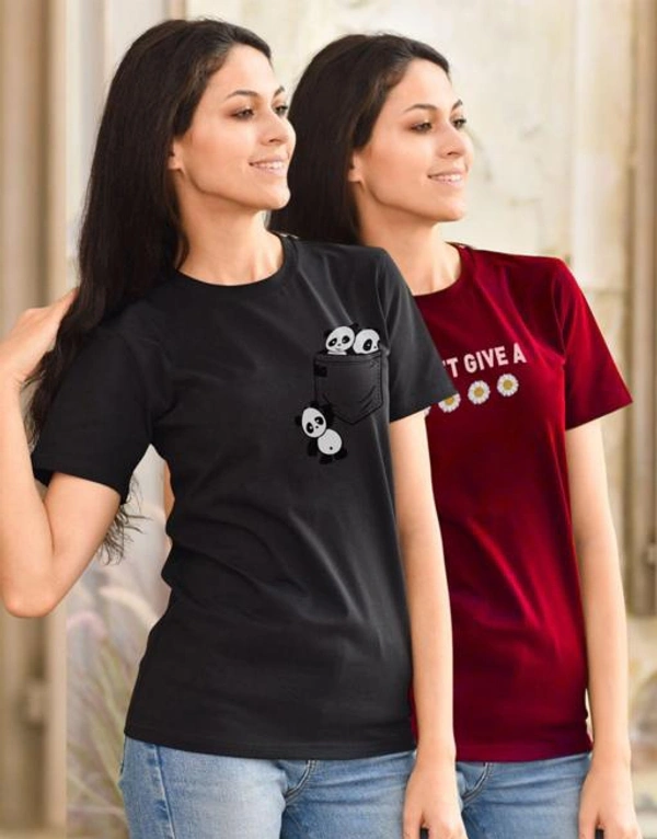 Women Combo T-shirt  - M