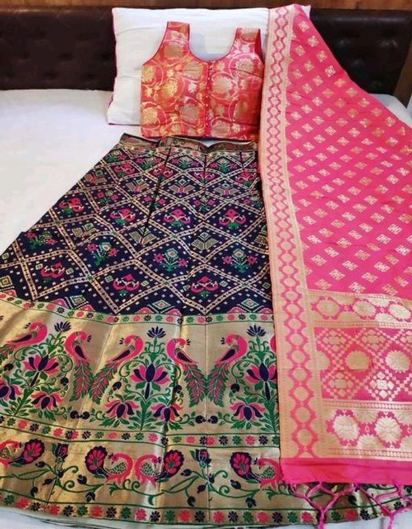 Banarasi Lehnga - Free Size