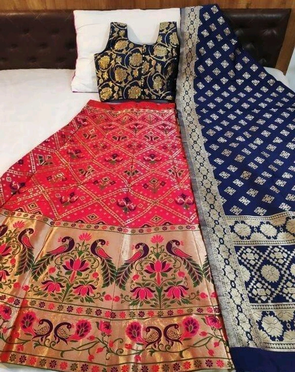 Banarasi Lehnga - Free Size