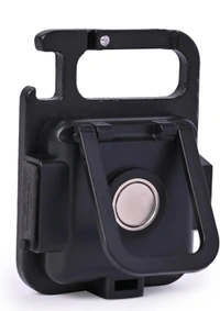 LED keychain Rechargeable Light  - Black, Free Size