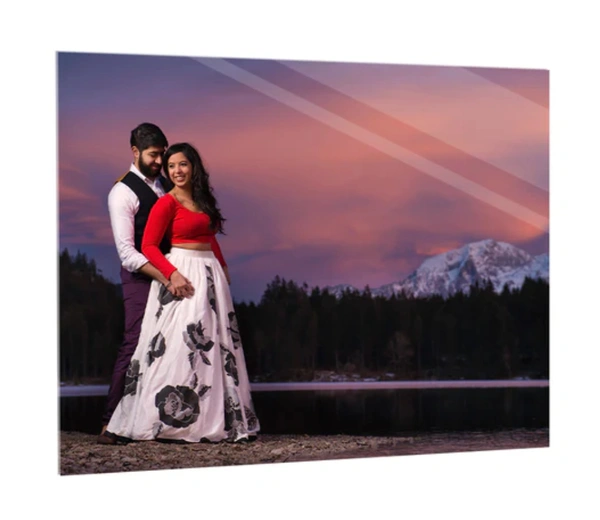 Portrait Acrylic Photo Frame - Black