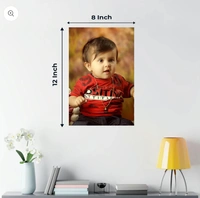 Portrait Acrylic Photo Frame - Black