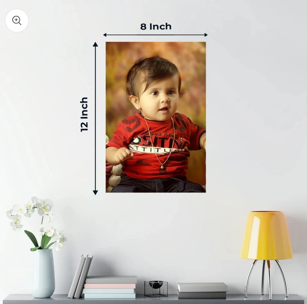 Portrait Acrylic Photo Frame - Black