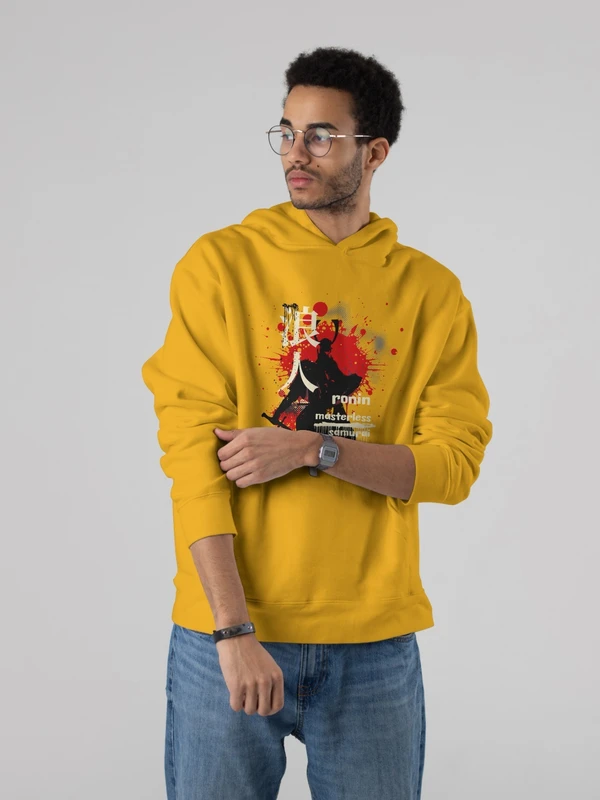 Stun Life Co. Hooded Sweatshirt - Ronin - Yellow, XS, All India Delivery in 3-5 Days, 7 Days Easy Returns