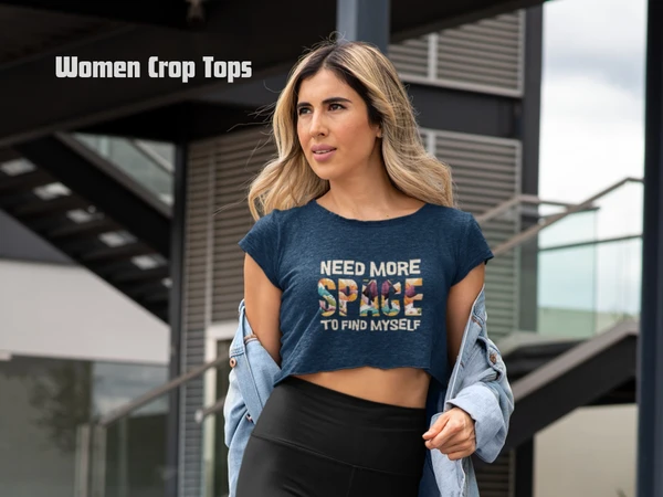 Women Crop Tees - Half Sleeves