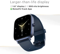 Noise Colorfit Icon 2 1.8'' Display with Bluetooth Calling, AI Voice Assistant - Black, Free Size