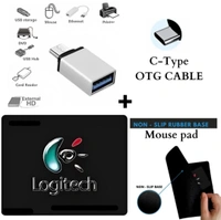 5-in-1 Gaming Keyboard and Mouse Combo with USB Hub,OTG Cable, and Mouse Pad Combo Set 