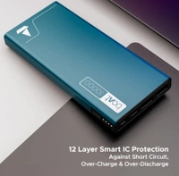 boAt 10000 mAh 22.5 W Power Bank - Pelorous, Free
