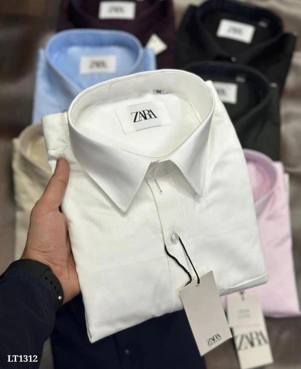 Zara Men Formal Shirt - White, XL