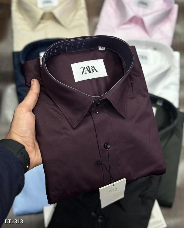 Zara Men Formal Shirt - Jambalaya, XL
