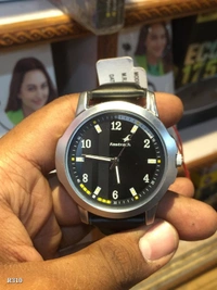 Fastrack Leather Belt Watch  - Black, Free Size