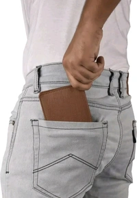  jeans wallet For Men - Brown