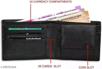  jeans wallet For Men - Black