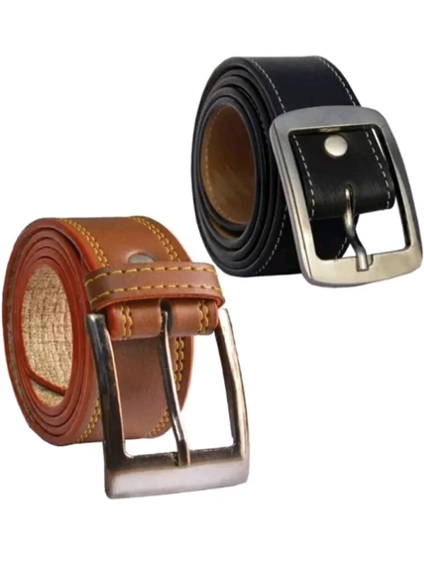 Stylish Mens Belt Combo - Black, Free Size