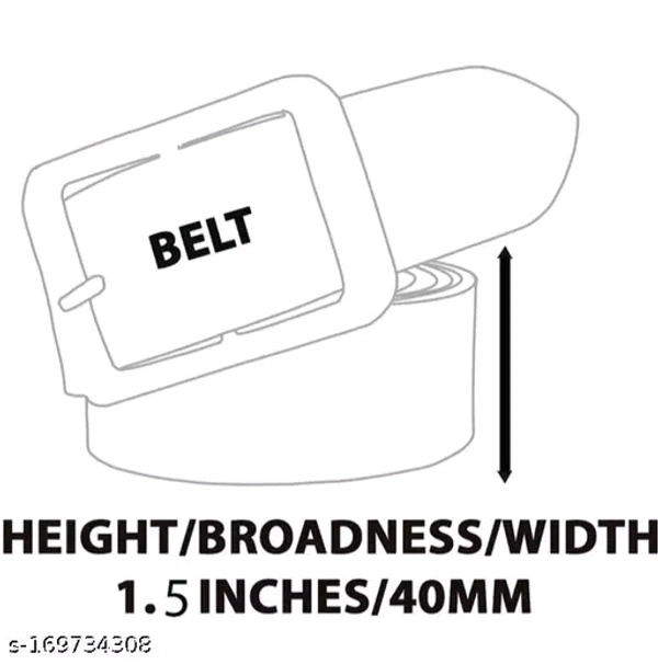 Stylish Mens Belt Combo - Bull Shot, Free Size