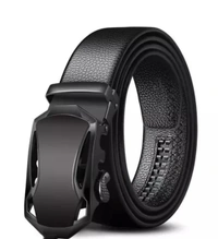 Kastner Men Artificial Leather Belt And Wallet Combo - Black, 36