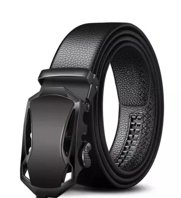 Kastner Men Artificial Leather Belt And Wallet Combo - Black, 36