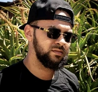 LUXURY RIMLESS BLACK SUNGLASSES  - Black, Free Size