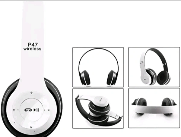 Wireless Bluetooth Sports Headphones with Microphone - Black, Free Size