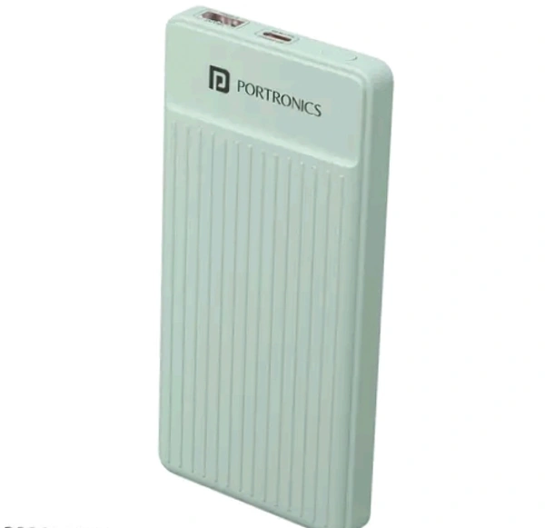 Portronics Luxcell B 10K 10000 mAh 22.5W Fast charging Power Bank - Steel Blue, Free Size
