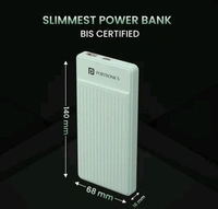 Portronics Luxcell B 10K 10000 mAh 22.5W Fast charging Power Bank - Steel Blue, Free Size