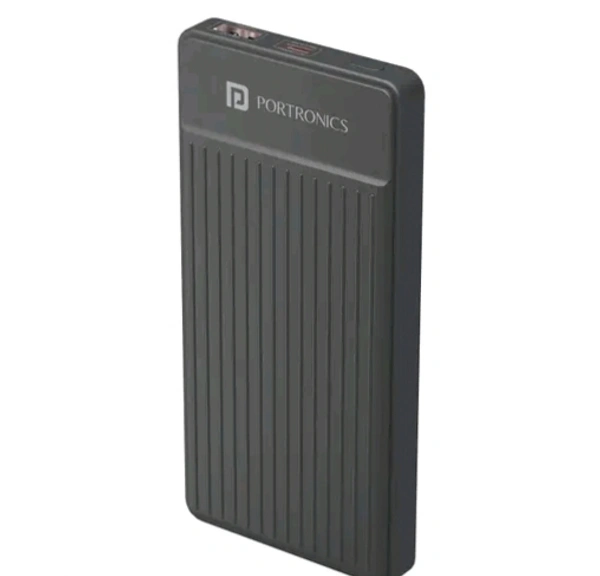 Portronics Luxcell B 10K 10000 mAh 22.5W Fast charging Power Bank - Black, Free Size