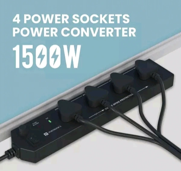 Portronics Power Plate  - Black