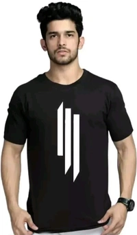 BlackFootprint Trendy Mens Casual Half Sleeve Tshirt  - Black, M