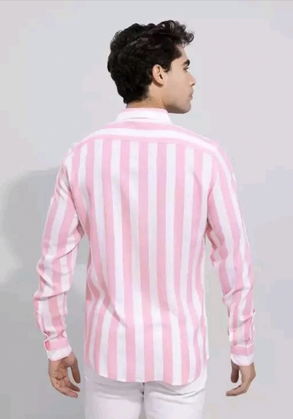 Solid Cotton Striped Shirts - Carissma, S