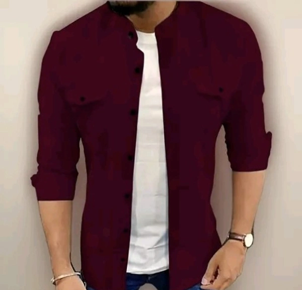 Casual Shirts For Men - Red, XL