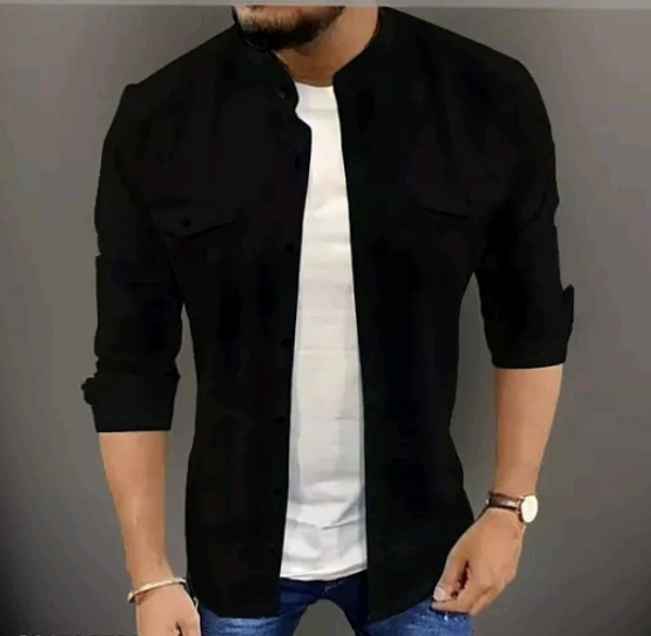 Casual Shirts For Men - Black, M