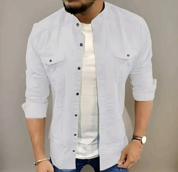 Casual Shirts For Men - White, M
