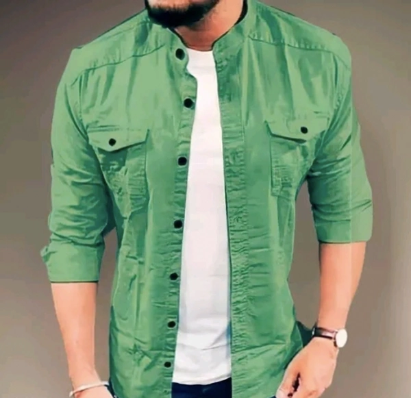 Casual Shirts For Men - Green, M