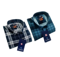 VELLICAL MENS CHCECK SHIRTS COMBO - Gold, XL