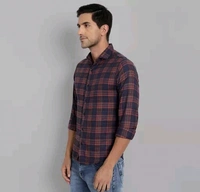 W&n Yarn Dyed Check Shirt - Red, XL