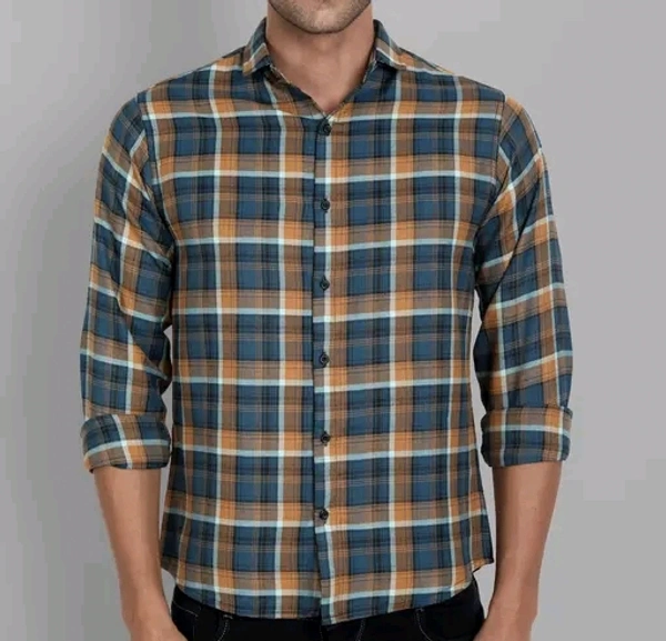 W&n Yarn Dyed Check Shirt - Pine Green, M