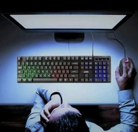 RPM Euro Games Wired Gaming Keyboard With RGB Backlit 