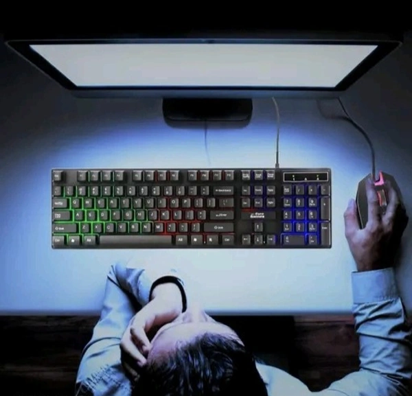 RPM Euro Games Wired Gaming Keyboard With RGB Backlit 